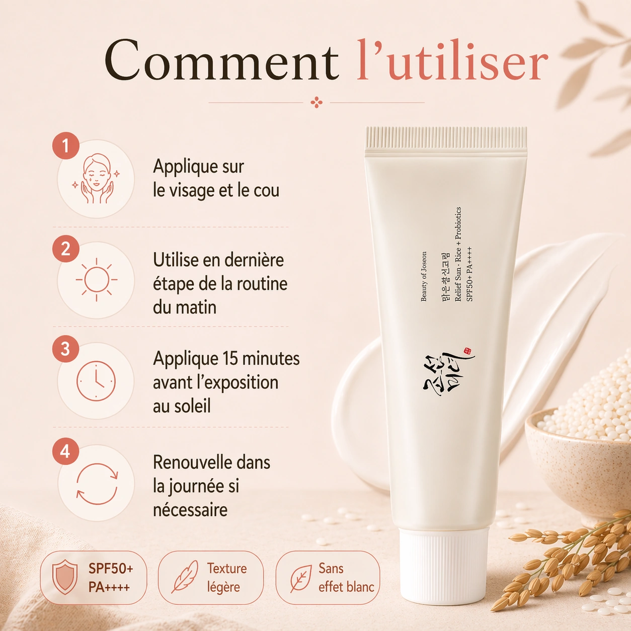 Beauty of Joseon Relief Sun SPF50+ PA++++ 6
